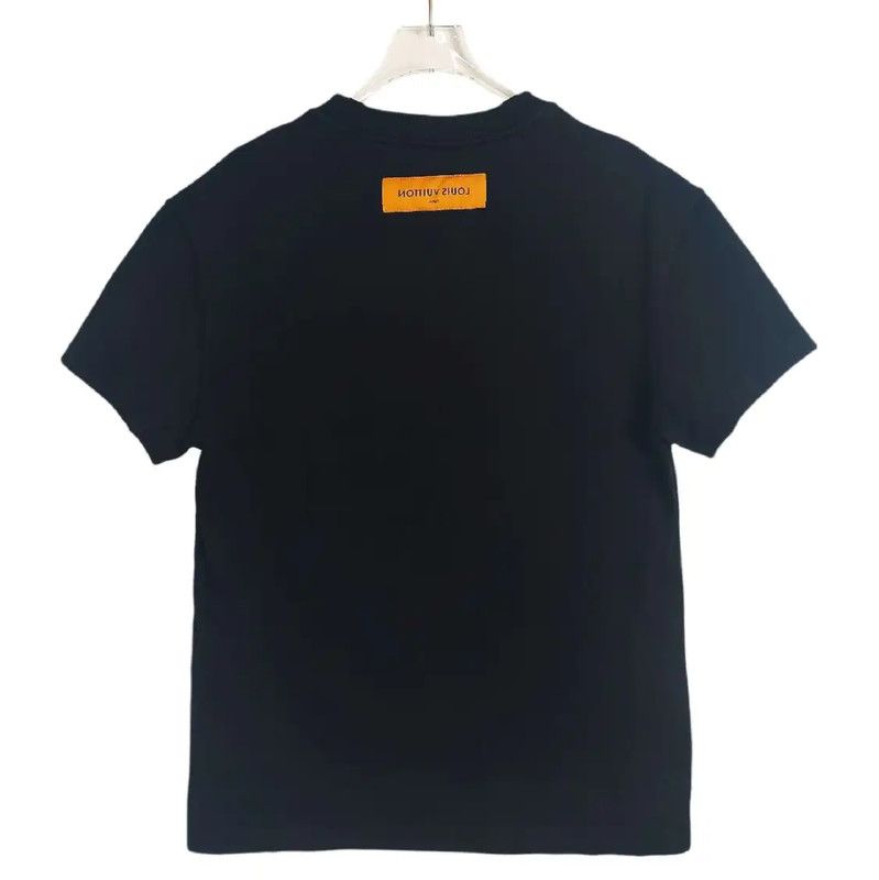 Louis Vuitton Louis Vuitton Black Cotton Women's T-Shirt 0089 Size XS / US 0-2 / IT 36-38 - 2 Thumbnail