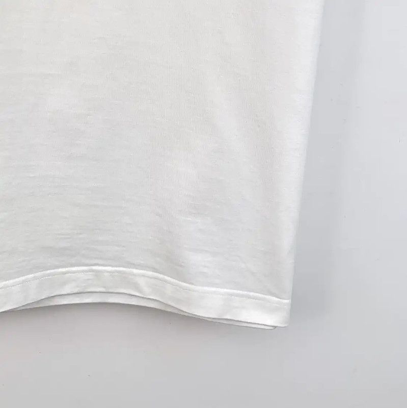 Louis Vuitton Louis Vuitton XXl White Cotton Women's T-Shirt 0089 Size XXL / US 16-18 / IT 52-54 - 5 Thumbnail
