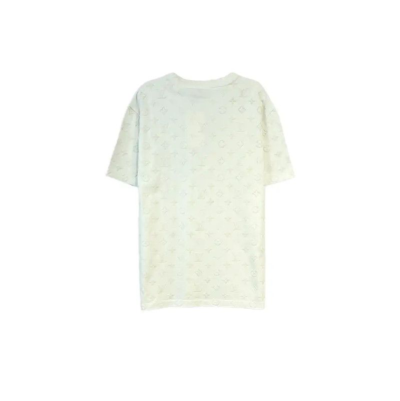Louis Vuitton Louis Vuitton Summer White Cotton T-Shirt 0089 Size L / US 10 / IT 46 - 2 Thumbnail