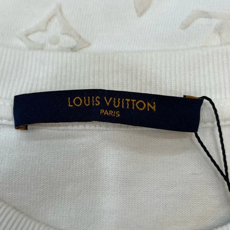 Louis Vuitton Louis Vuitton Summer White Cotton T-Shirt 0089 Size L / US 10 / IT 46 - 5 Thumbnail
