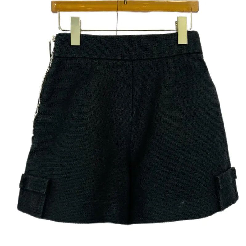 Louis Vuitton Louis Vuitton Black Summer Short Skirt for Women 0089 Size 23" - 2 Thumbnail