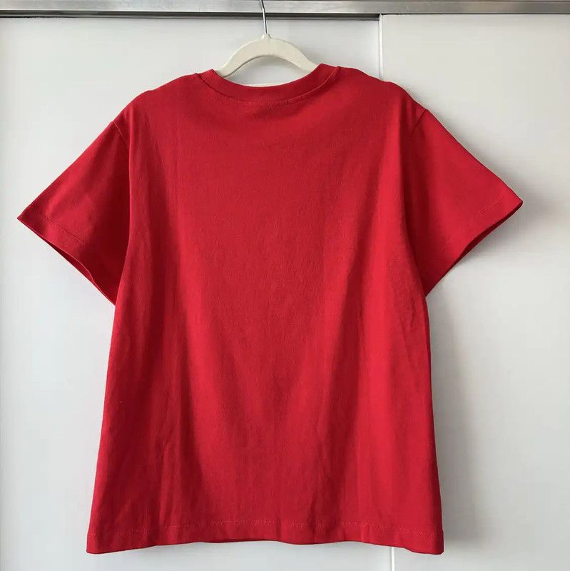 Louis Vuitton Louis Vuitton Red Cotton T-Shirt for Women 0089 Size S / US 4 / IT 40 - 3 Thumbnail