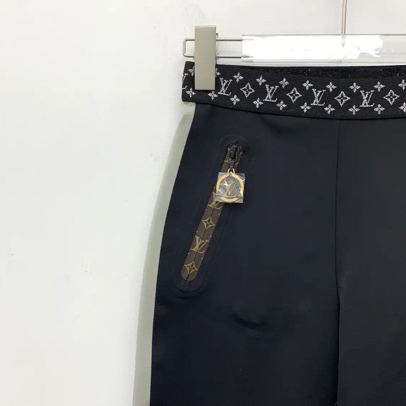 Louis Vuitton Louis Vuitton Women's Color Block Nylon Leggings 0089 Size 22" - 3 Thumbnail