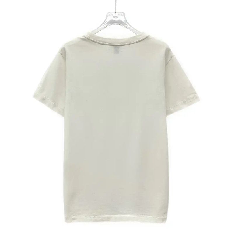Louis Vuitton Louis Vuitton Women's XL White Cotton T-Shirt 0089 Size XL / US 12-14 / IT 48-50 - 2 Thumbnail