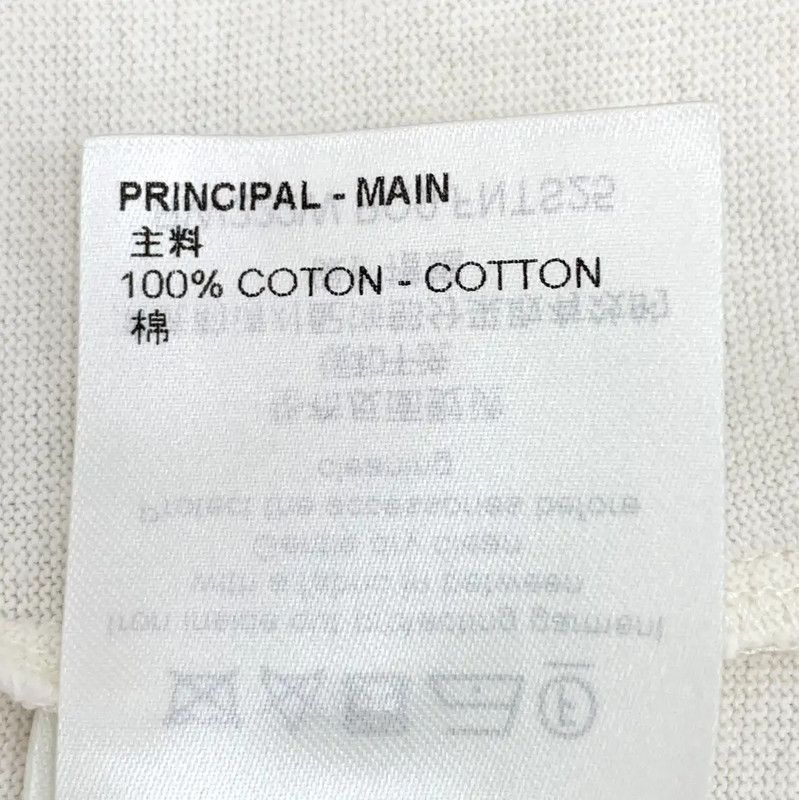 Louis Vuitton Louis Vuitton Women's XL White Cotton T-Shirt 0089 Size XL / US 12-14 / IT 48-50 - 7 Thumbnail