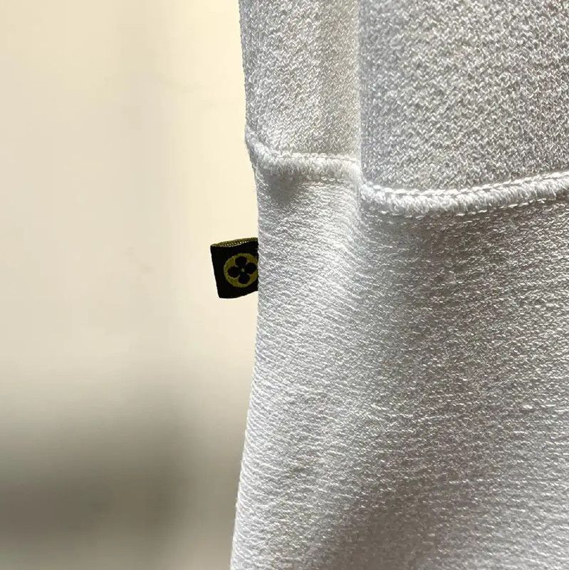 Louis Vuitton Louis Vuitton White Short-Sleeve Dress 0089 Size S / US 4 / IT 40 - 7 Thumbnail