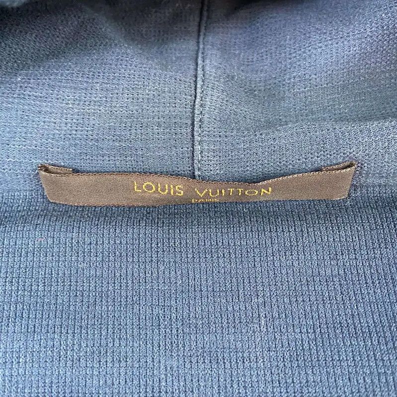Louis Vuitton Louis Vuitton XL Blue Cotton Women's Jacket 0089 Size XL / US 12-14 / IT 48-50 - 4 Thumbnail