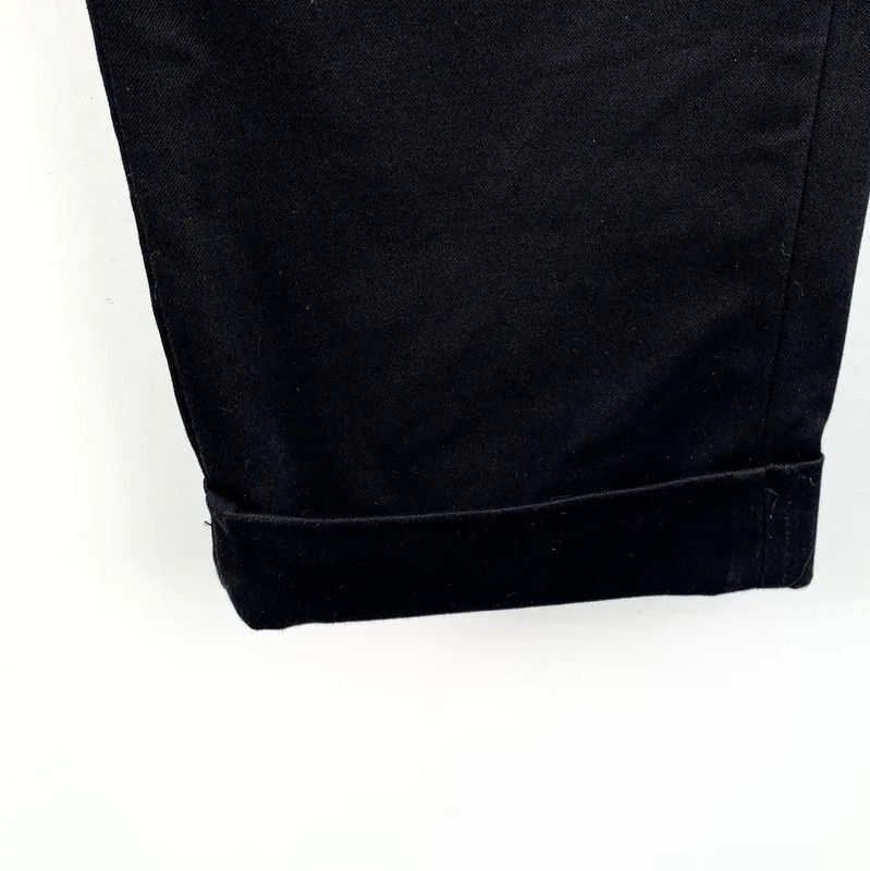 Louis Vuitton Louis Vuitton Black Cotton Casual Pants for Women 0089 Size 23" - 4 Thumbnail