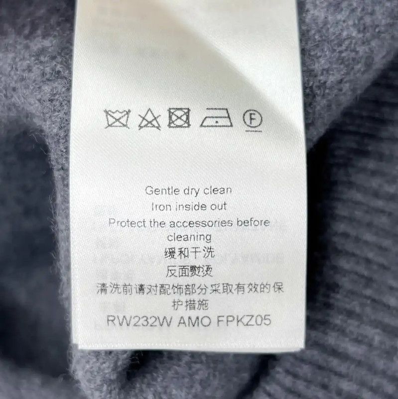 Louis Vuitton Louis Vuitton Gray Cotton Women’s Skirt 0089 Size 23" - 4 Thumbnail