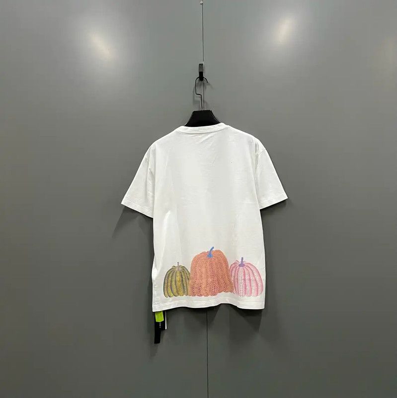 Louis Vuitton Louis Vuitton Summer White Cotton T-Shirt 0089 Size M / US 6-8 / IT 42-44 - 3 Thumbnail