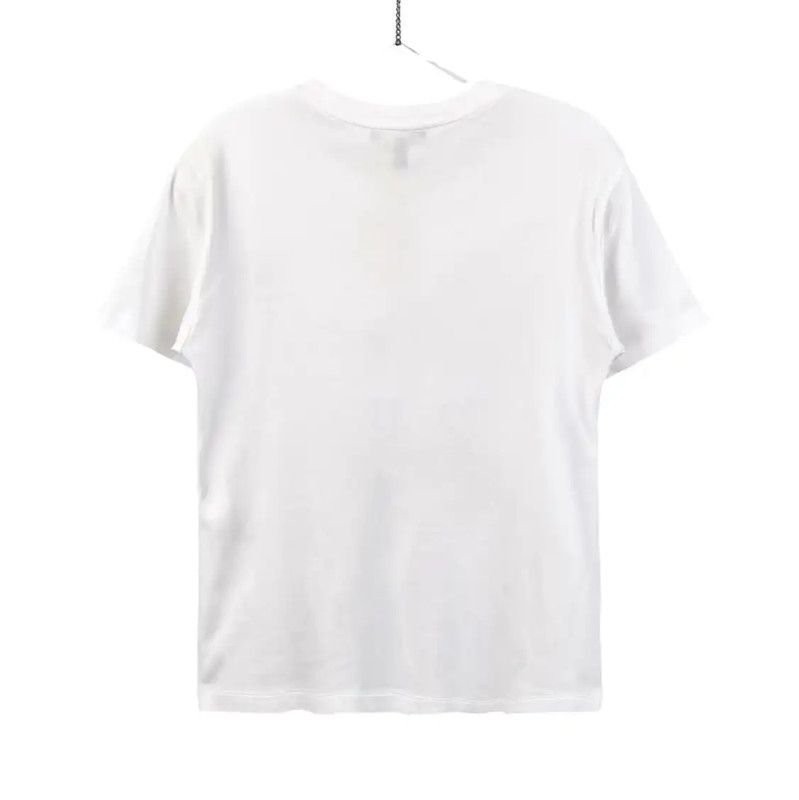 Louis Vuitton Louis Vuitton Women's White Cotton T-Shirt 0089 Size M / US 6-8 / IT 42-44 - 2 Thumbnail