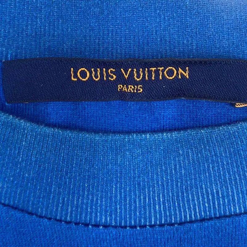 Louis Vuitton Louis Vuitton Blue Women's T-Shirt Size S 0089 Size S / US 4 / IT 40 - 3 Thumbnail