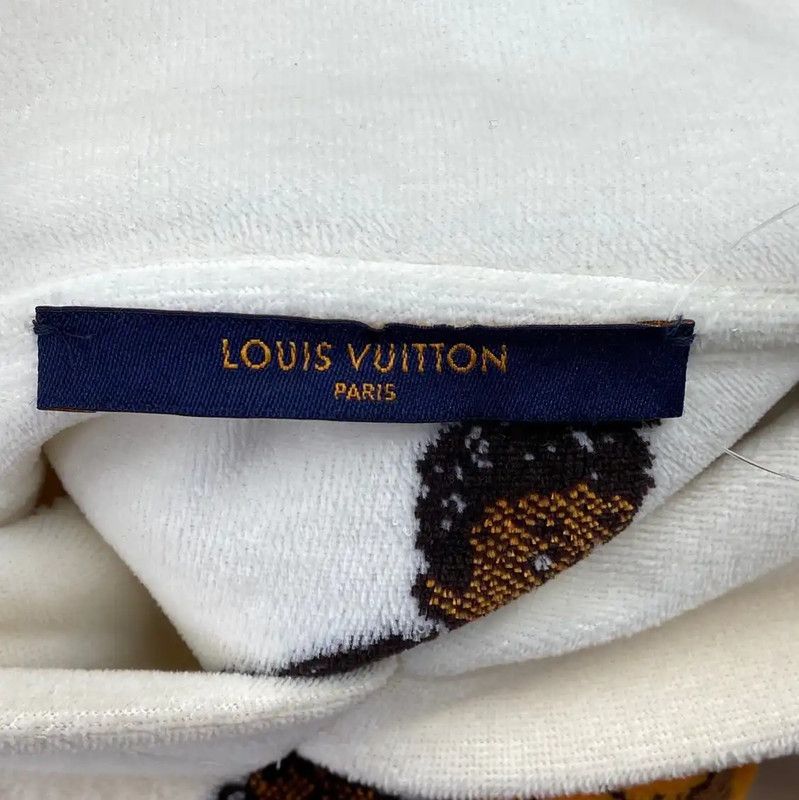 Louis Vuitton Louis Vuitton White Cotton Women's Hoodie 0089 Size L / US 10 / IT 46 - 4 Thumbnail