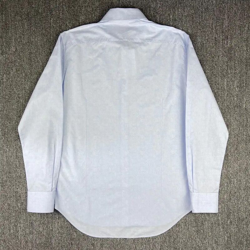 Louis Vuitton Louis Vuitton Light Blue Cotton Shirt for Women 0089 Size M / US 6-8 / IT 42-44 - 3 Thumbnail