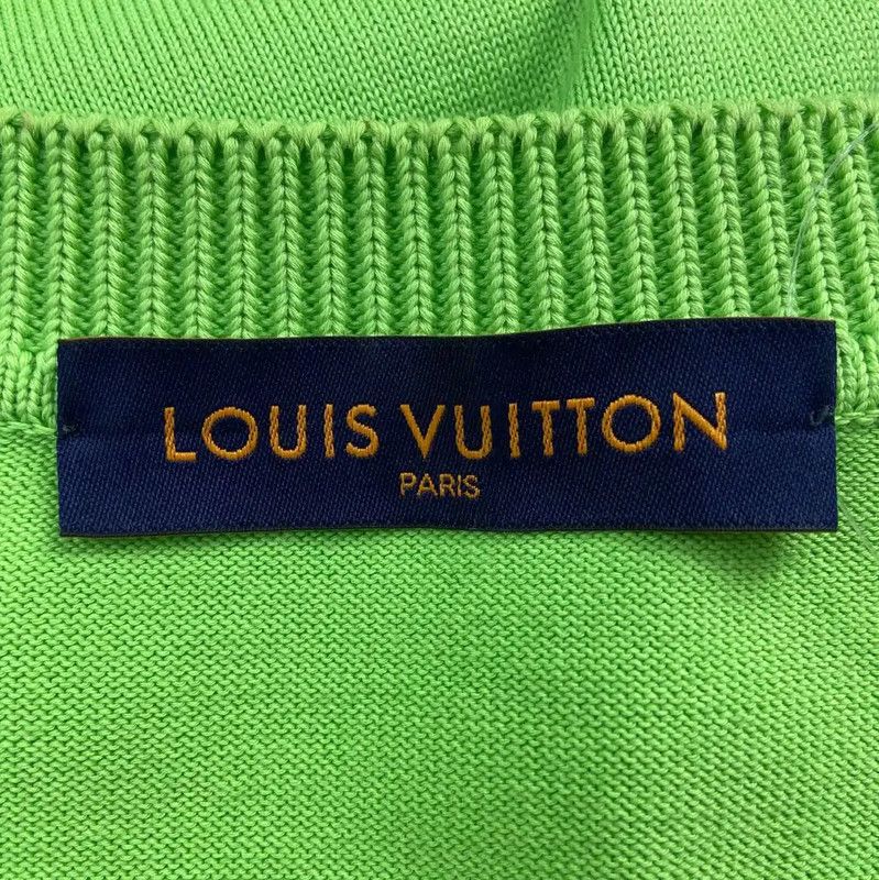 Louis Vuitton Louis Vuitton Green Cotton T-Shirt for Women 0089 Size XL / US 12-14 / IT 48-50 - 4 Thumbnail