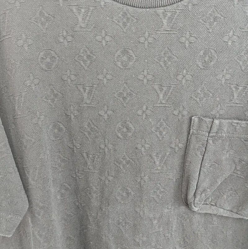 Louis Vuitton Louis Vuitton Black Cotton Logo Women's T-Shirt 0089 Size S / US 4 / IT 40 - 2 Thumbnail