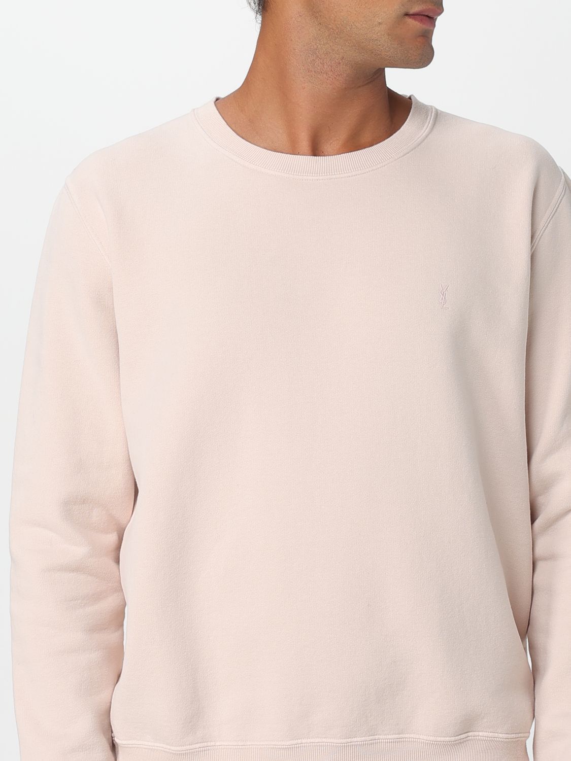 Saint Laurent Paris Saint Laurent Sweatshirt Men Pink Size US L / EU 52-54 / 3 - 4 Thumbnail