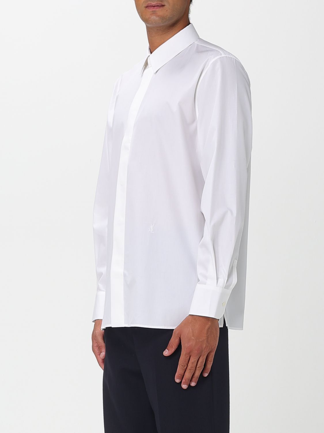 Saint Laurent Paris Saint Laurent Shirt Men White Size US L / EU 52-54 / 3 - 4 Thumbnail