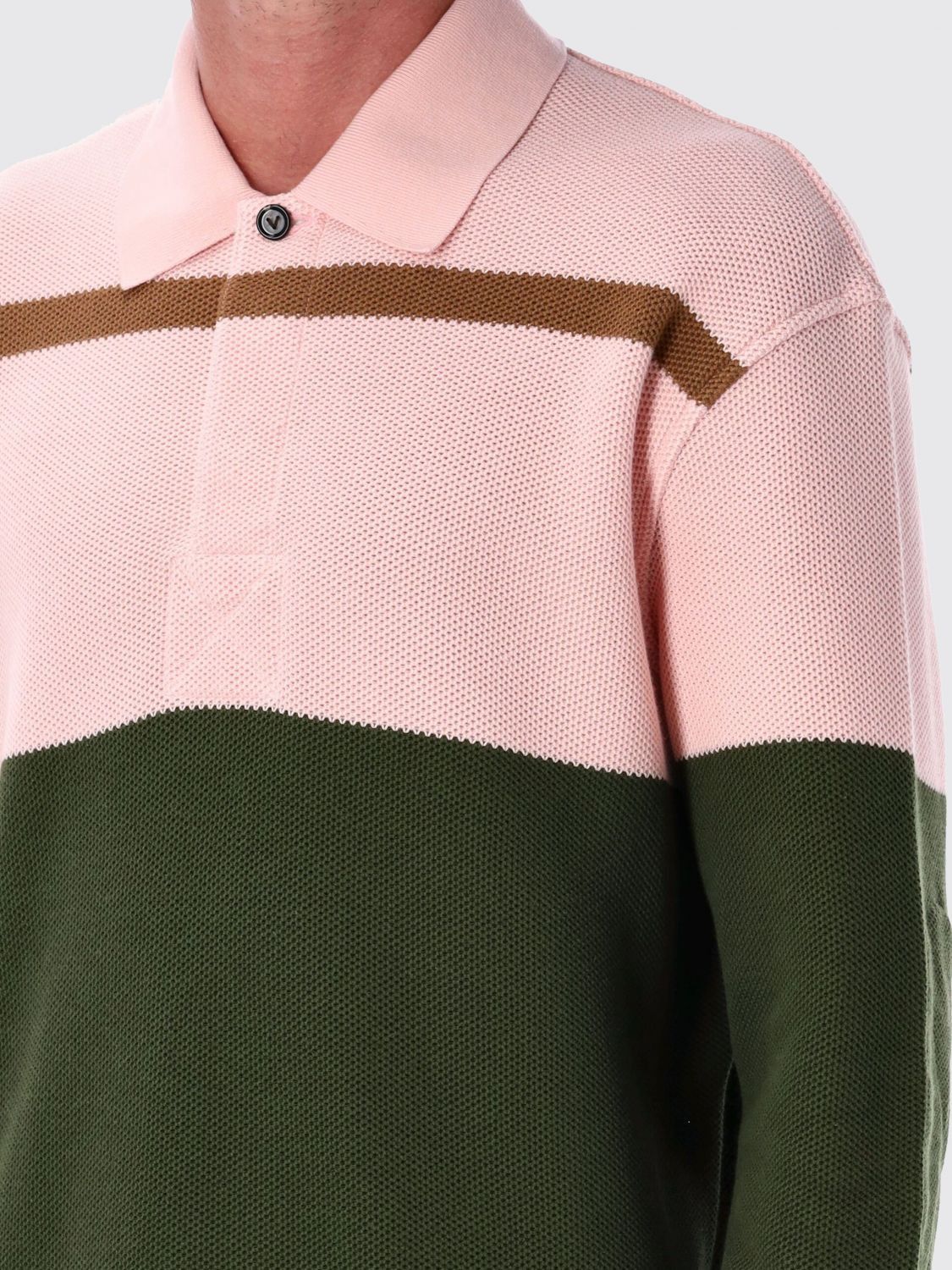 Bottega Veneta Bottega Veneta Polo Shirt Men Striped Size US S / EU 44-46 / 1 - 3 Thumbnail