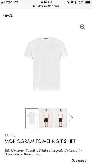 Louis Vuitton Monogram Toweling T-Shirt in schwarz M - sorry_not_fame Mall