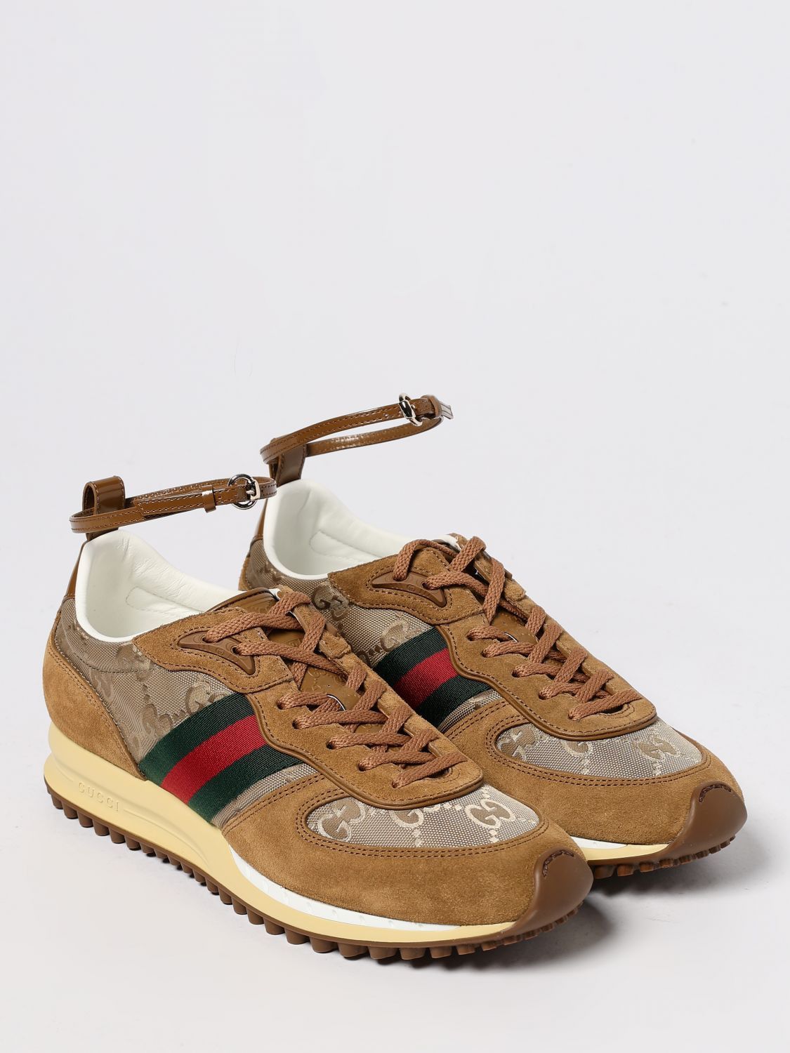 Gucci Gucci Sneakers Woman Beige Size US 6 / IT 36 - 2 Thumbnail