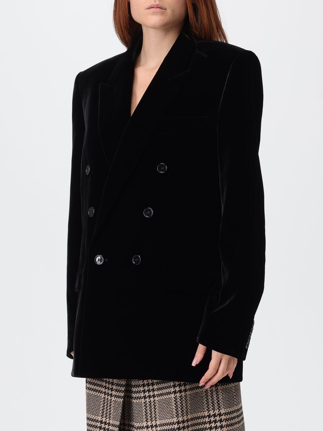 Saint Laurent Paris Saint Laurent Jacket Woman Black Size XS / US 0-2 / IT 36-38 - 4 Thumbnail