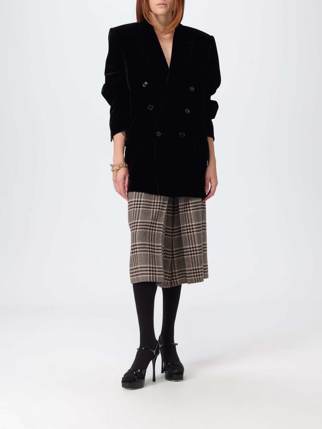 Saint Laurent Paris Saint Laurent Jacket Woman Black Size S / US 4 / IT 40 - 2 Thumbnail