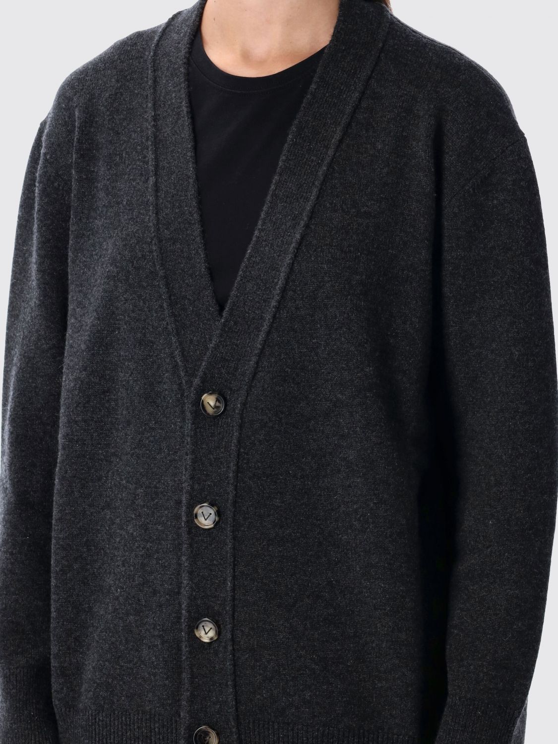 Bottega Veneta Bottega Veneta Sweater Woman Charcoal Size M / US 6-8 / IT 42-44 - 3 Thumbnail
