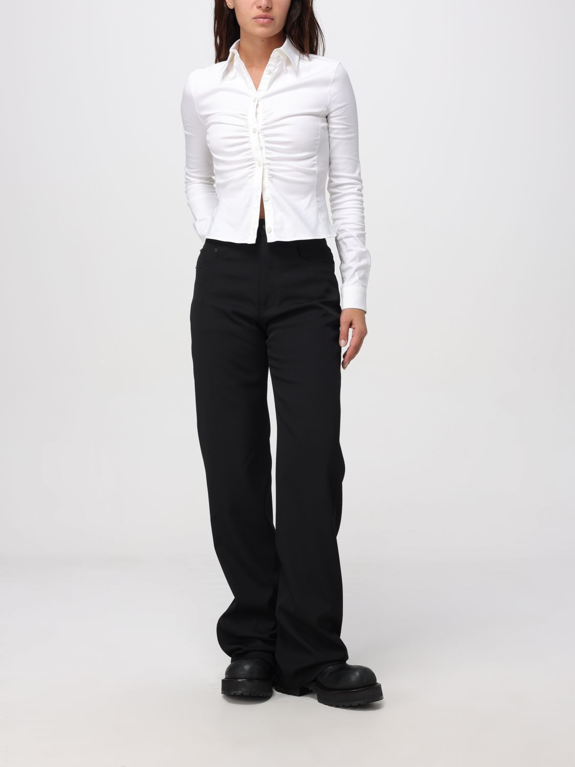 Balenciaga Balenciaga Shirt Woman White Size XS / US 0-2 / IT 36-38 - 2 Thumbnail