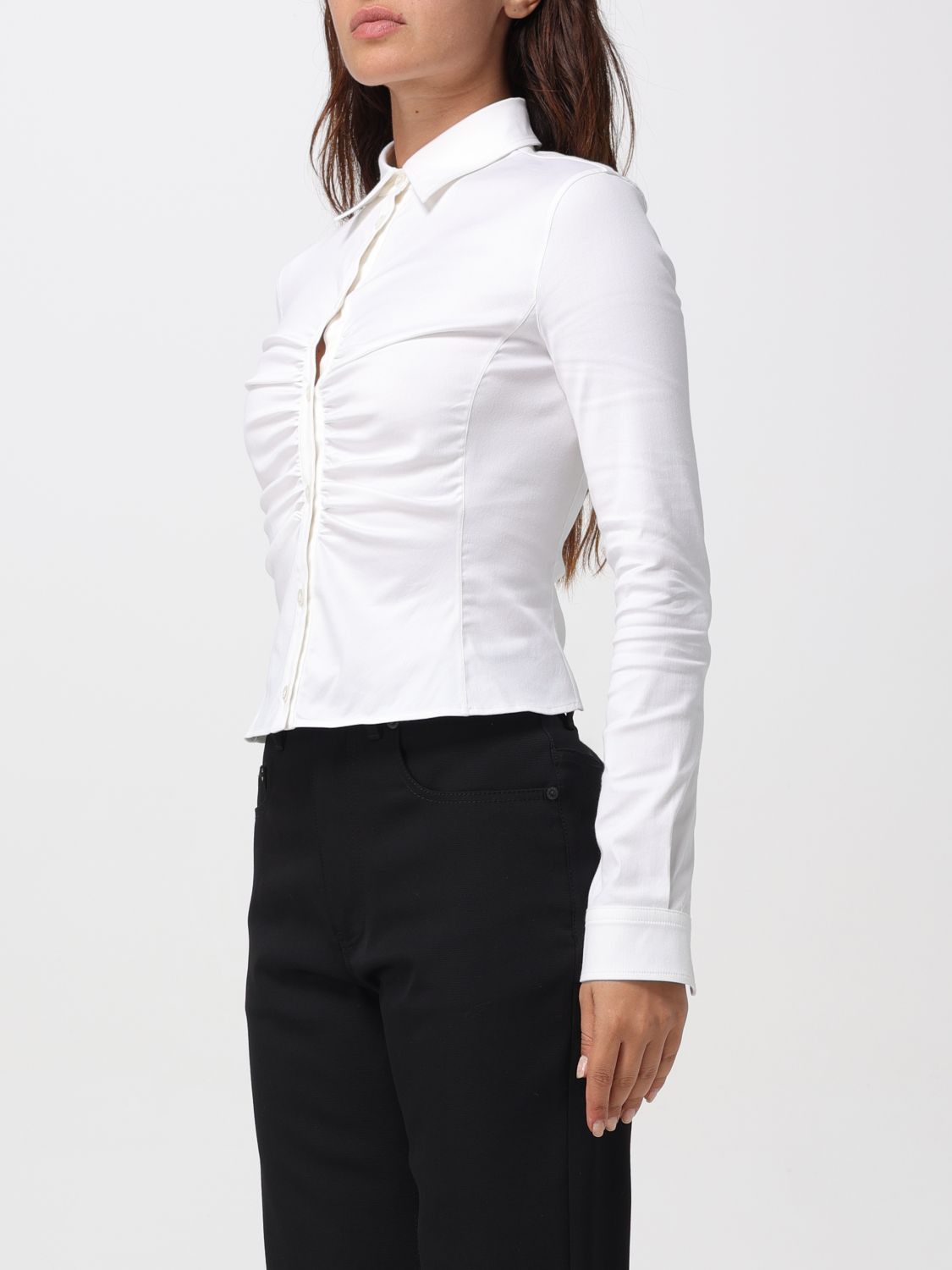 Balenciaga Balenciaga Shirt Woman White Size XS / US 0-2 / IT 36-38 - 4 Thumbnail