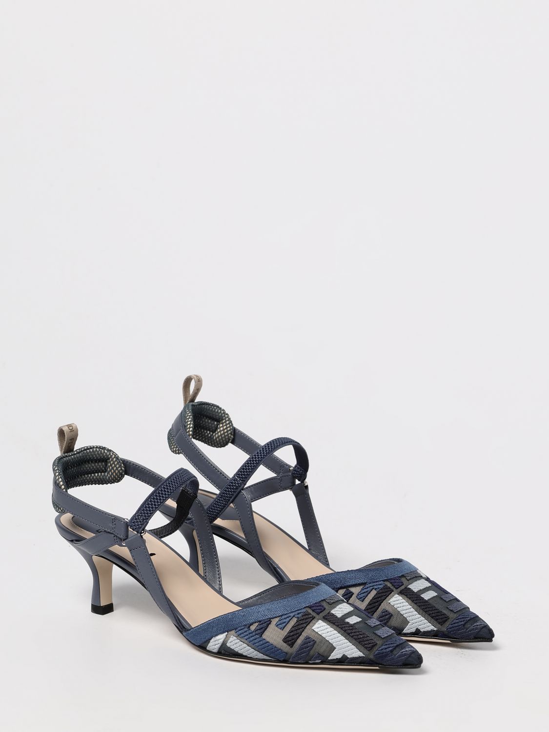 Fendi Fendi Pumps Woman Blue Size US 6.5 / IT 36.5 - 2 Thumbnail