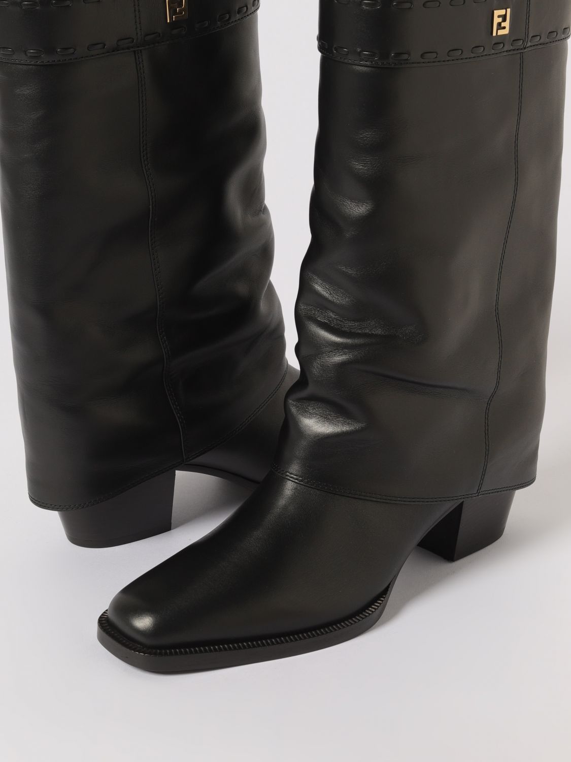 Fendi Fendi Boots Woman Black Size US 11 / IT 41 - 4 Thumbnail