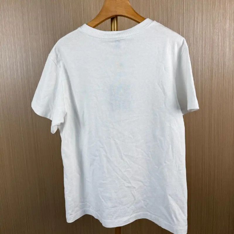 Louis Vuitton Louis Vuitton Women's White Cotton T-Shirt 0089 Size L / US 10 / IT 46 - 2 Thumbnail