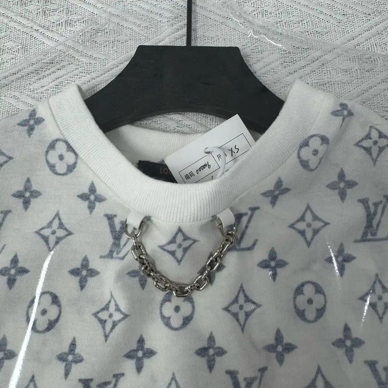 Louis Vuitton Louis Vuitton Summer White Cotton T-Shirt 0089 Size XS / US 0-2 / IT 36-38 - 7 Thumbnail