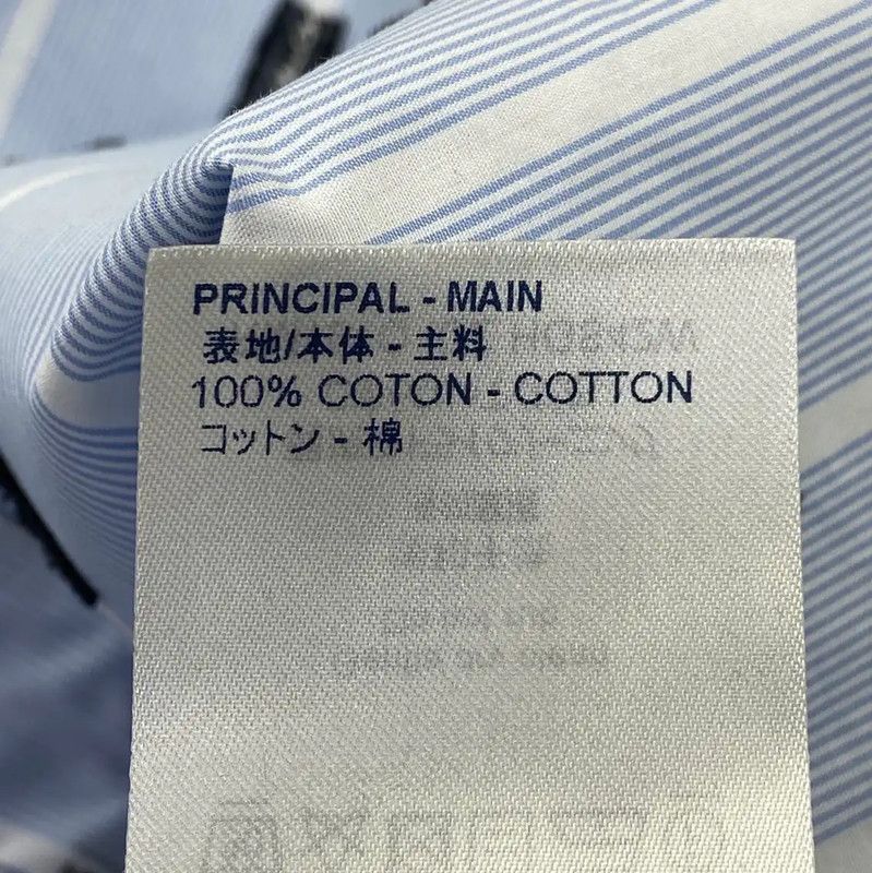 Louis Vuitton Louis Vuitton Blue Cotton Women's Shirt Size XXL 0089 Size XXL / US 16-18 / IT 52-54 - 7 Thumbnail