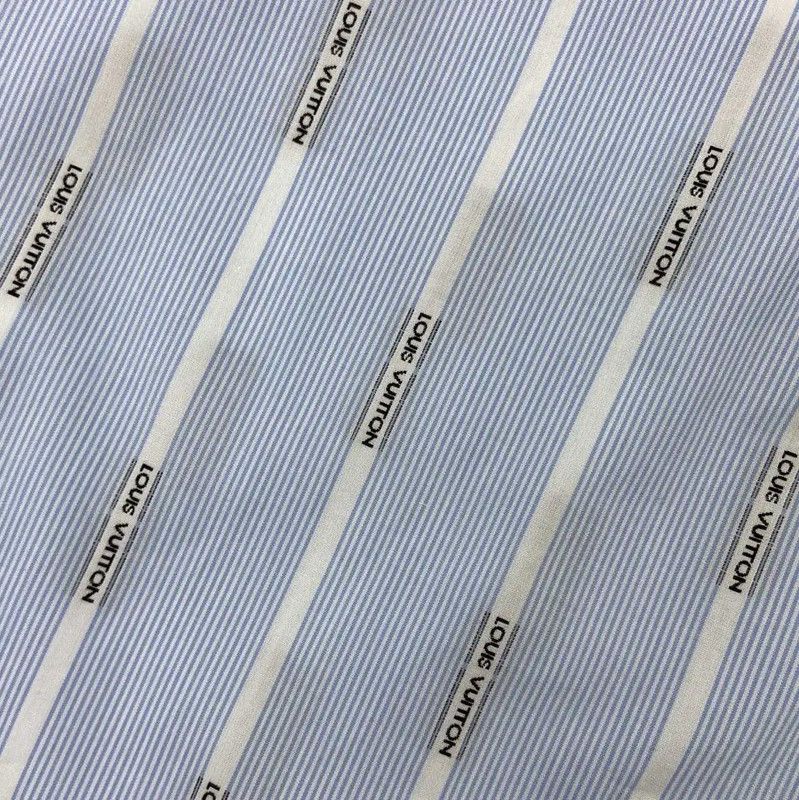 Louis Vuitton Louis Vuitton Blue Cotton Women's Shirt Size XXL 0089 Size XXL / US 16-18 / IT 52-54 - 3 Thumbnail