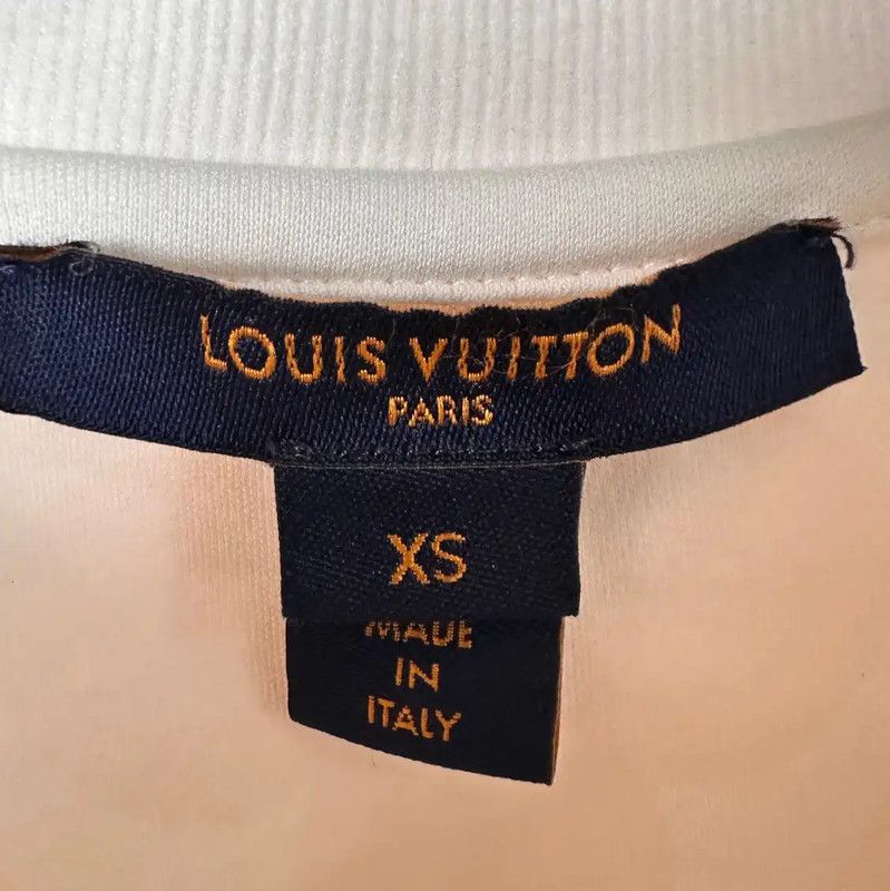 Louis Vuitton Louis Vuitton Women's Summer White Cotton T-Shirt 0089 Size XS / US 0-2 / IT 36-38 - 4 Thumbnail