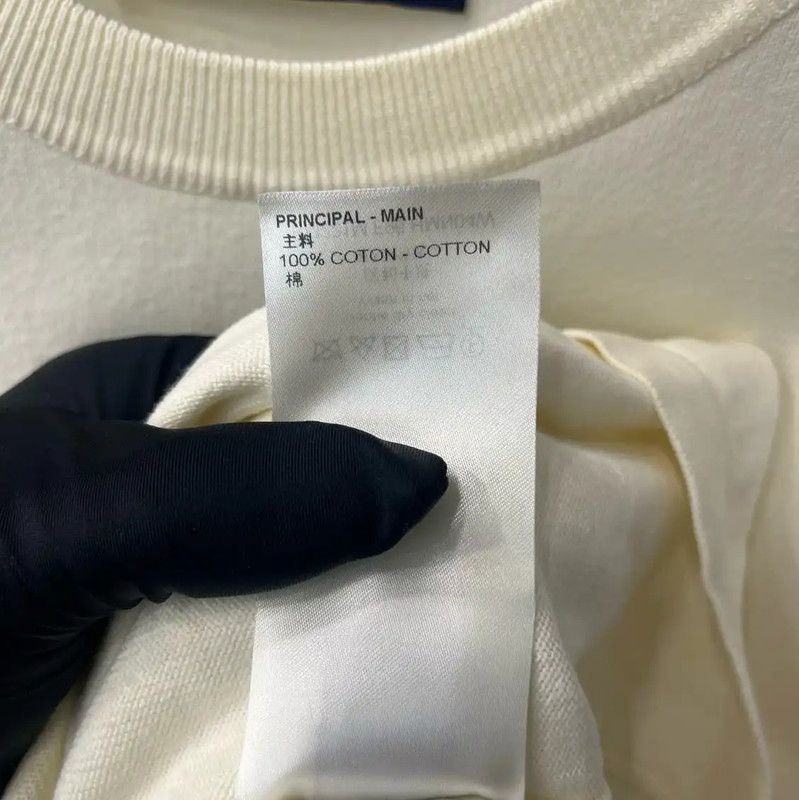 Louis Vuitton Louis Vuitton Summer Cream Cotton T-Shirt 0089 Size S / US 4 / IT 40 - 5 Thumbnail