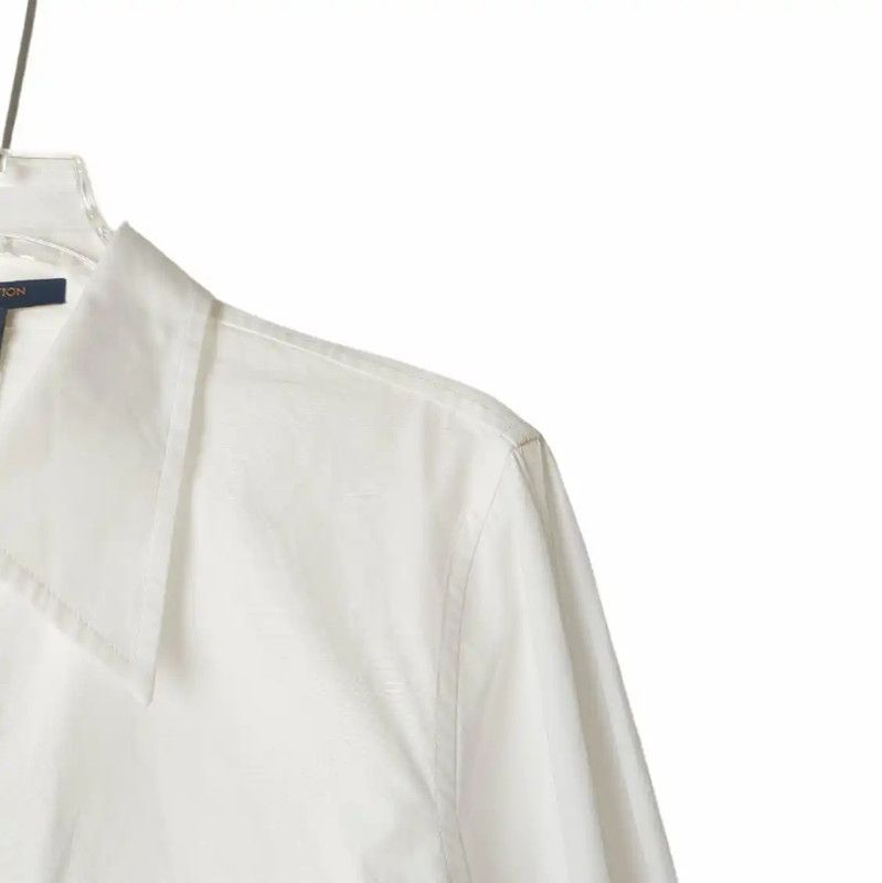 Louis Vuitton Louis Vuitton White Cotton Women's Shirt 0089 Size M / US 6-8 / IT 42-44 - 3 Thumbnail