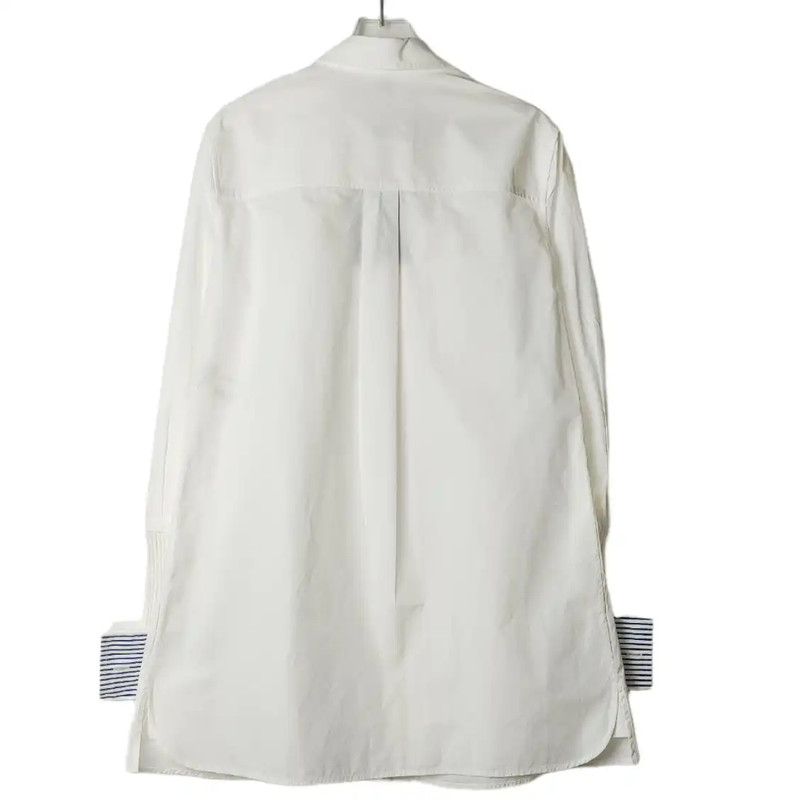 Louis Vuitton Louis Vuitton White Cotton Women's Shirt 0089 Size M / US 6-8 / IT 42-44 - 2 Thumbnail