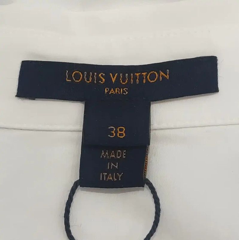 Louis Vuitton Louis Vuitton White Cotton Women's Shirt 0089 Size M / US 6-8 / IT 42-44 - 5 Thumbnail