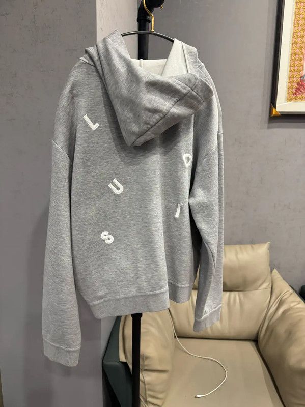 Louis Vuitton Louis Vuitton Gray Cotton XL Women's Hoodie 0089 Size XL / US 12-14 / IT 48-50 - 2 Thumbnail