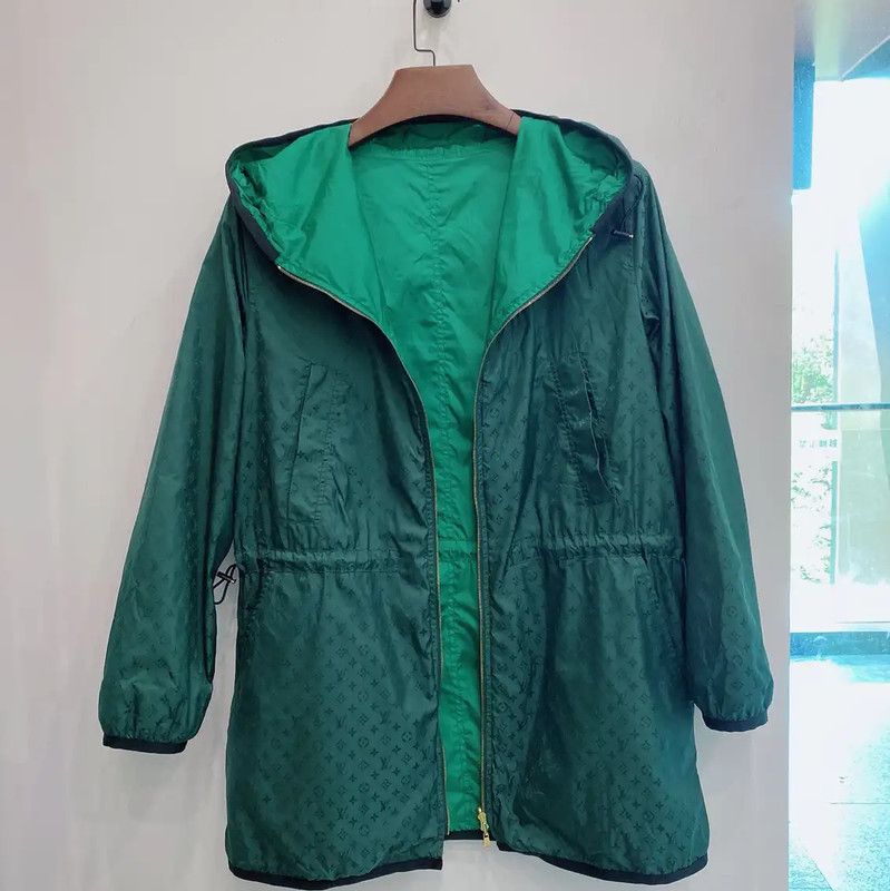 Louis Vuitton Louis Vuitton Green Women's Windbreaker 0089 Size M / US 6-8 / IT 42-44 - 3 Thumbnail