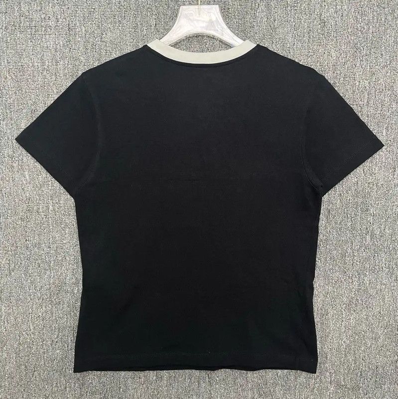 Louis Vuitton Louis Vuitton Black Cotton Women's T-Shirt 0089 Size XS / US 0-2 / IT 36-38 - 2 Thumbnail