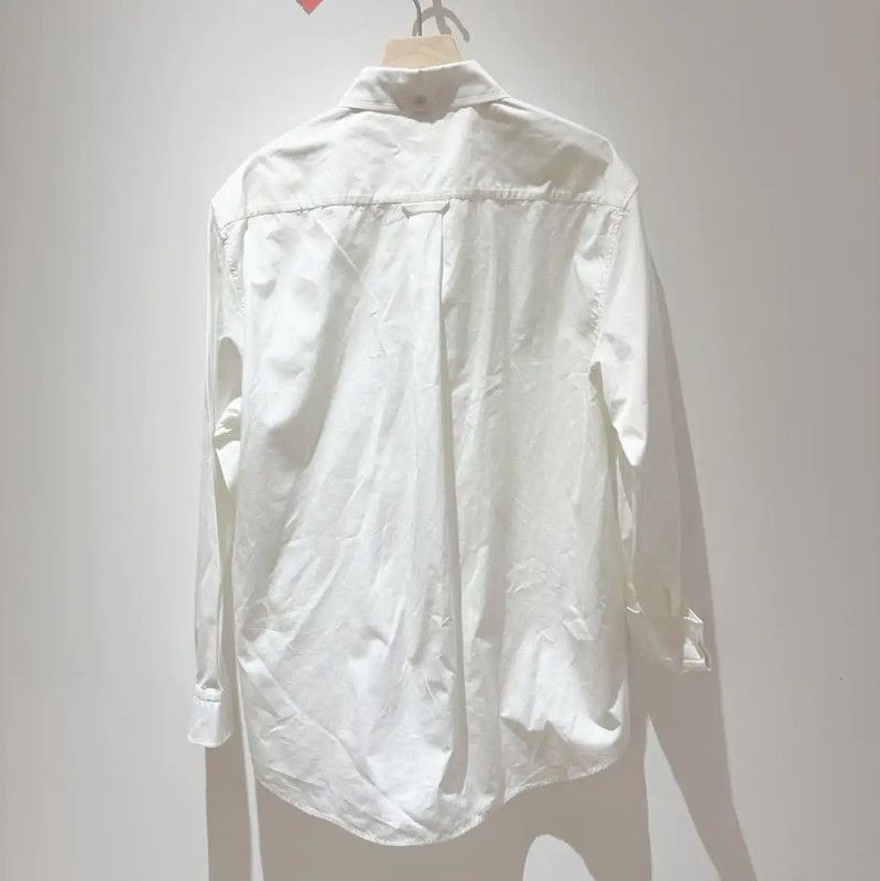 Louis Vuitton Louis Vuitton Spring Autumn White Cotton Shirt 0089 Size M / US 6-8 / IT 42-44 - 2 Thumbnail