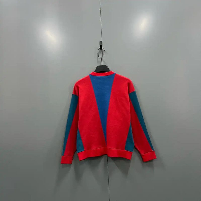 Louis Vuitton Louis Vuitton Women's Red Wool Long Sleeve Sweater 0089 Size S / US 4 / IT 40 - 2 Thumbnail