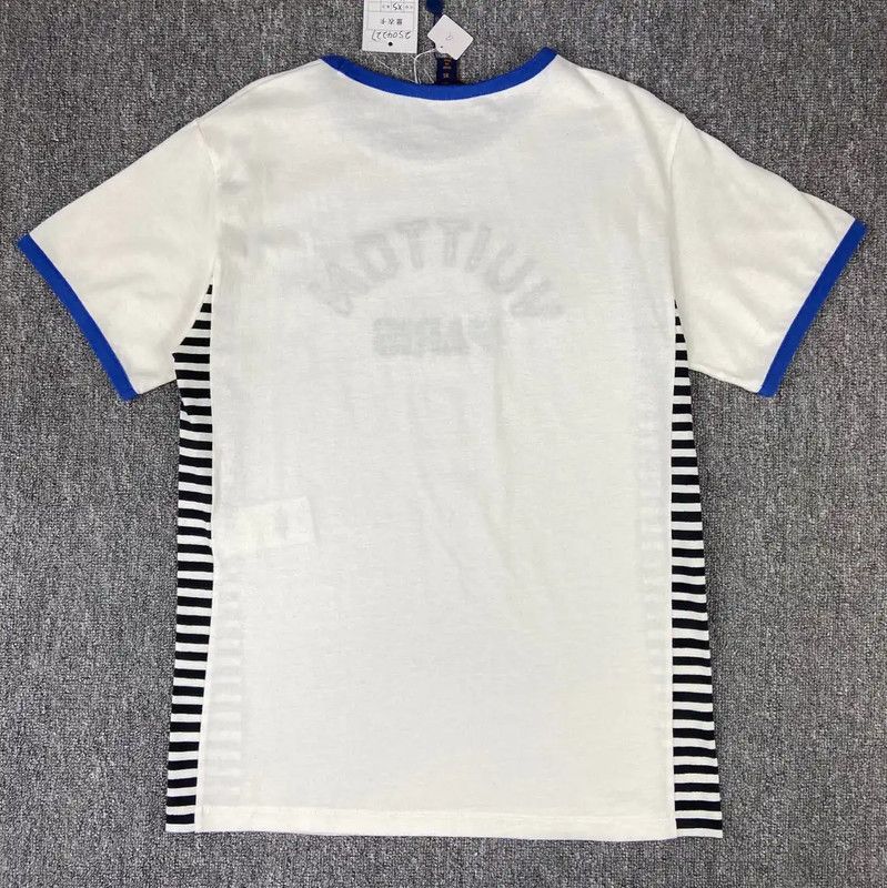 Louis Vuitton Louis Vuitton Women's White Cotton T-shirt 0089 Size XS / US 0-2 / IT 36-38 - 2 Thumbnail