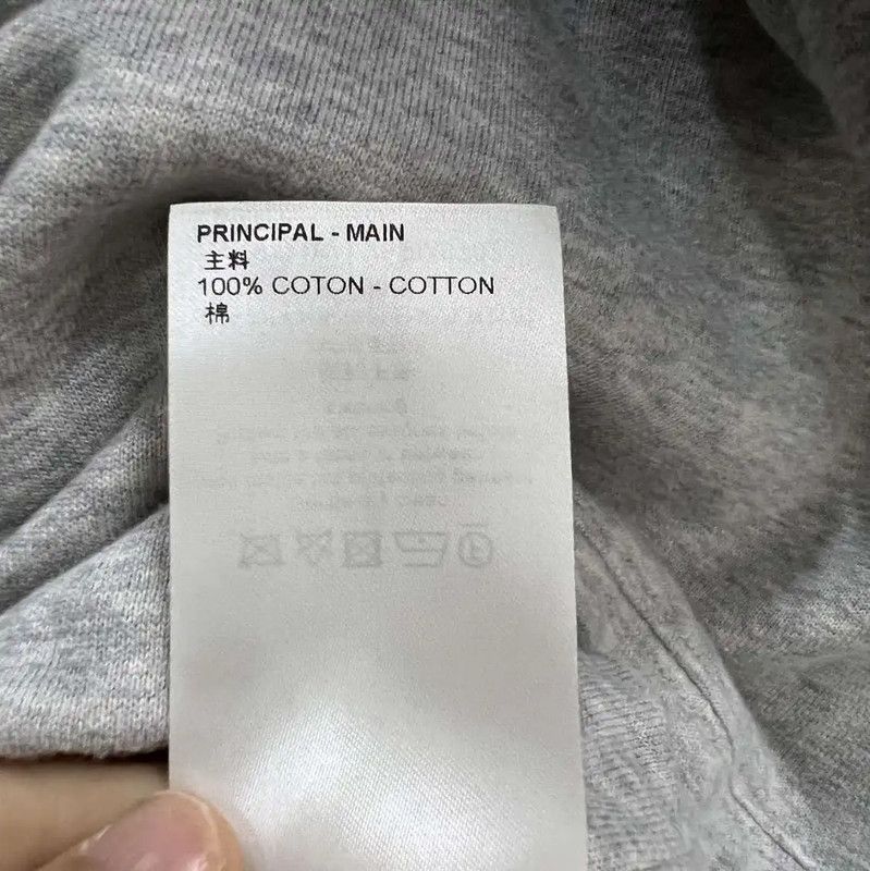 Louis Vuitton Louis Vuitton Gray Logo Crop Hoodie for Women 0089 Size XXS / US 00 / IT 34 - 4 Thumbnail