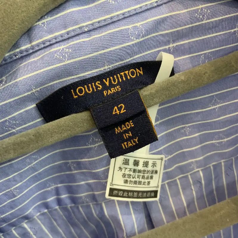 Louis Vuitton LOUIS VUITTON Multicolor Long Sleeve Shirt 0089 Size L / US 10 / IT 46 - 4 Thumbnail