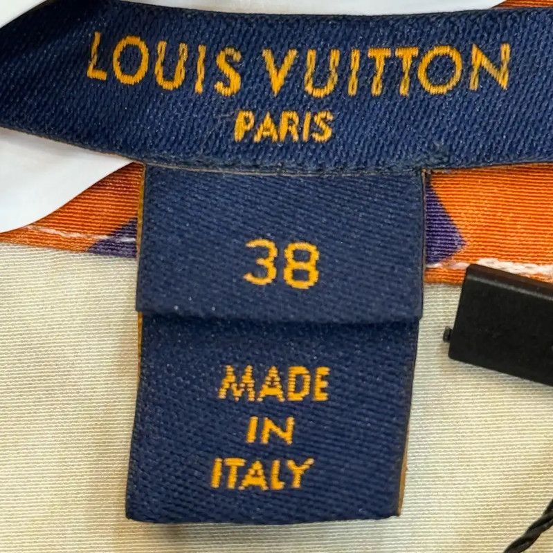 Louis Vuitton Louis Vuitton Spring Autumn Silk Long Sleeve Shirt 0089 Size M / US 6-8 / IT 42-44 - 7 Thumbnail